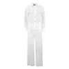 Maui X Lolita Florence White Eyelet Two-piece Pants Set