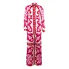 Maui X Lolita Pink / Purple Yaya Baroque Print Pants Set