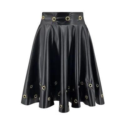 Maui X Lolita Women's Black Duchess High-waisted Skirt