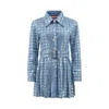 Maui X Lolita Women's Blue Michelle Sequin Denim Dress In Blue