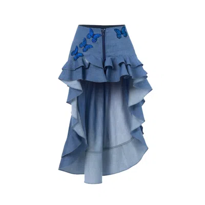 Maui X Lolita Women's Blue Princess High Low Skirt