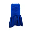 Maui X Lolita Women's Blue Rosalie Ruched Bubble Skirt