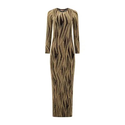 Maui X Lolita Women's Gold / Black Regality Gold & Black Party Dress In Gold/black