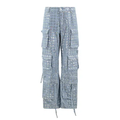 Maui X Lolita Women's Kelly Sequined Cargo Pants - Beau Blue
