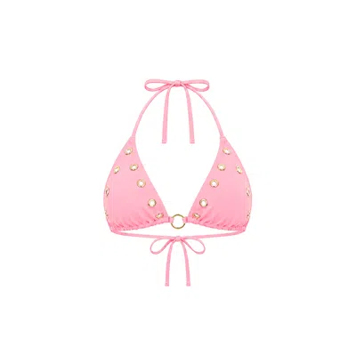 Maui X Lolita Women's  Classic Pink Bikini Top