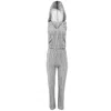 Maui X Lolita Women's Regality Silver Hooded Romper In Silver