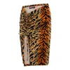 Maui X Lolita Women's Tora Tiger Print Drawstring Swim Skirt