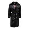 Maui X Lolita Women's Trinity Black Trench Coat In Black