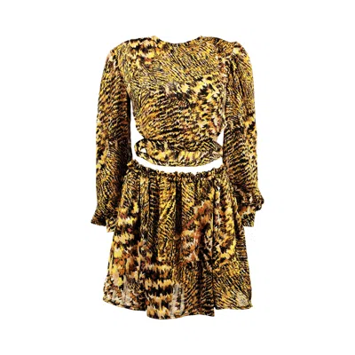 Maui X Lolita Yellow / Orange / Black Gigi Two-piece Skirt Set