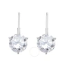 MAULIJEWELS MAULIJEWELS 0.30 CARAT NATURAL ROUND WHITE DIAMOND MARTINI LEVERBACK EARRINGS FOR WOMEN'S IN 14K SOL