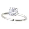 Maulijewels 1.5 Carat Diamond 14k White Gold Moissanite ( G-h/ Vs1 ) Solitaire Engagement Ring For W In White
