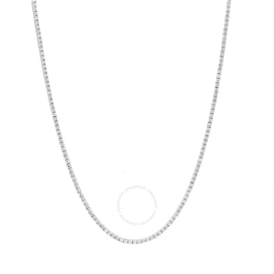 Maulijewels 4.45 Carat Natural Round White Diamond ( F-g / Si1 ) Tennis Necklace For Womens With 18"