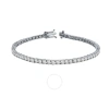 MAULIJEWELS MAULIJEWELS 8.00 CARAT LAB GROWN BRILLIANT DIAMOND 7" TENNIS BRACELET FOR WOMEN ( F-G / VS1 ) IN 14K