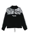 Mauna Kea Camouflage-pattern Zip-fastening Sweatshirt In Black