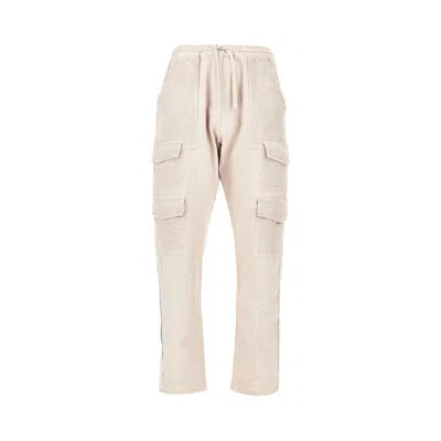 Mauna Kea Canvas And Corduroy Cargo Pants In Neutral