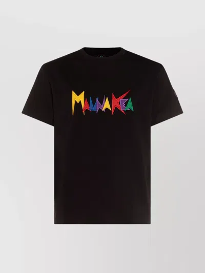 Mauna Kea Crew Neck Graphic Print Short Sleeves