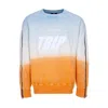 Mauna Kea Degrade' Crewneck X Triple J Men's Lightweight Crewneck Sweatshirt Cyan/orange In Cyan/orange