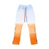 Mauna Kea Degrade' Flare Pants X Triple J Men's Lightweight Tracksuit Pants Cyan/orange In Cyan/orange