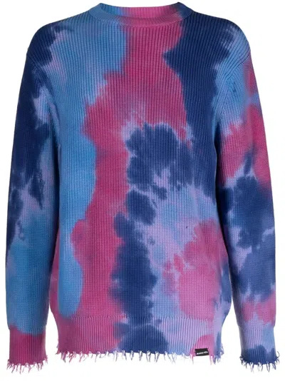 Mauna Kea Distressed-detail Jumper In Blue