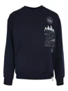 Mauna Kea Explorer Graphic Sweatshirt In Blue
