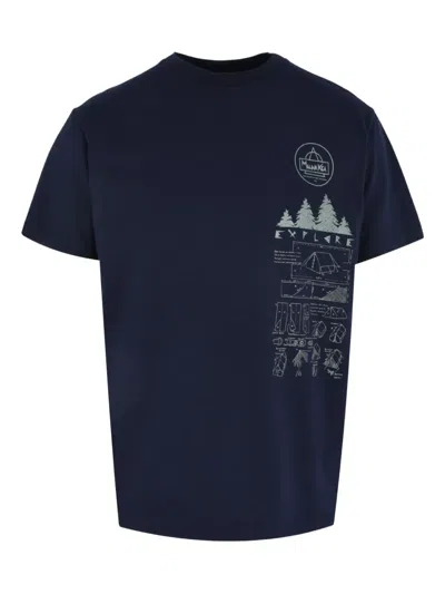Mauna Kea Explorer Graphic T-shirt In Blue