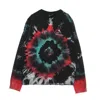 Mauna Kea Galaxy Sweatshirt Men's Lightweight Crewneck Sweatshirt Black/multicolor In Black/multicolor