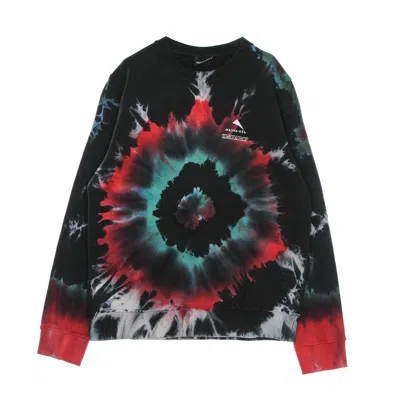 Mauna Kea Galaxy Sweatshirt Men's Lightweight Crewneck Sweatshirt Black/multicolor