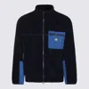 Mauna Kea Modern Jacket With High Collar And Pockets In Blue