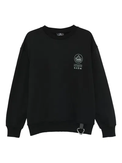 Mauna Kea Graphic Crew-neck Sweatshirt In Black