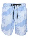 Mauna Kea Graphic-print Swim Shorts In Blue
