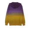 Mauna Kea Lightweight Hooded Sweatshirt Zipped Men's Zipped Hoodie Purple/yellow In Purple/yellow