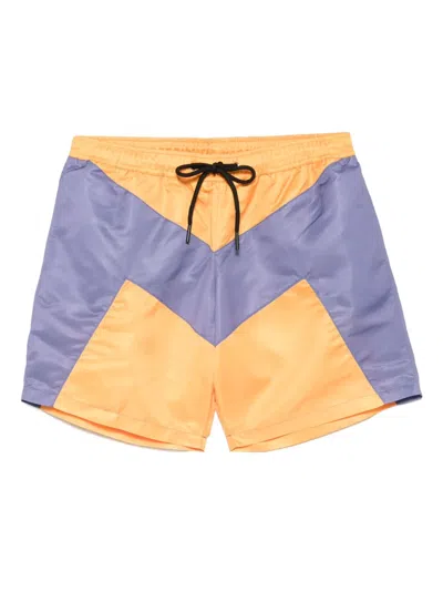 Mauna Kea Logo-patch Board Shorts In Purple