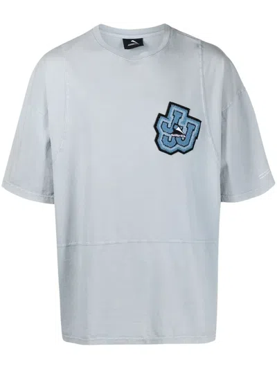 Mauna Kea T-shirt Mit Logo-patch In Blue