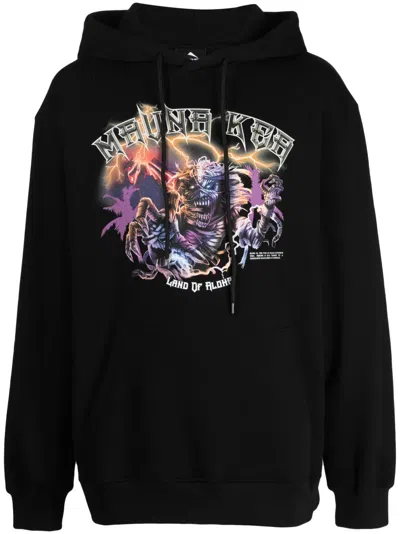 Mauna Kea Logo-print Cotton Hodie In Black