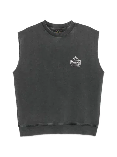 Mauna Kea Logo-print Vest In Gray