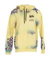 Mauna Kea Long Sleeved Hooded Hooded Sweater In Yellow