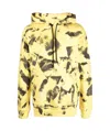 Mauna Kea Abstract-print Drawstring Hoodie In Yellow