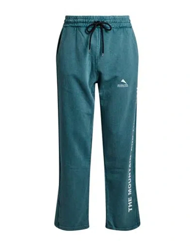 Mauna Kea Man Pants Emerald Green Size Xs Cotton In Blue