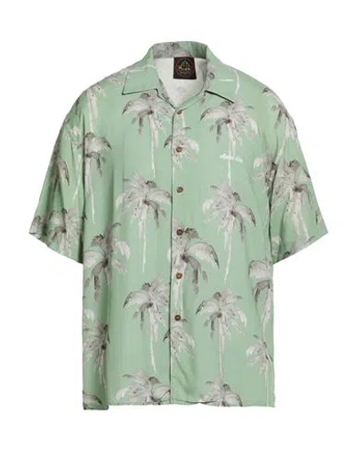 Mauna Kea Man Shirt Sage Green Size Xl Viscose
