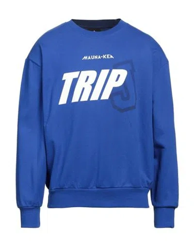 Mauna Kea Man Sweatshirt Blue Size Xxl Cotton