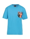 Mauna Kea Man T-shirt Azure Size L Cotton In Blue