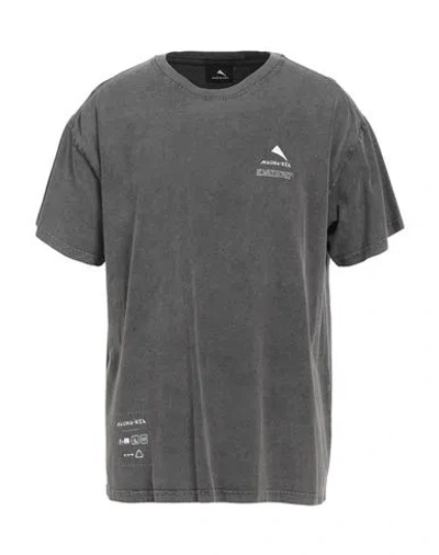 Mauna Kea Man T-shirt Lead Size Xl Cotton In Grey