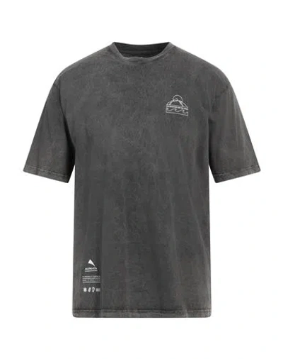 Mauna Kea Man T-shirt Lead Size Xl Cotton In Grey