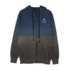 Mauna Kea Men's Lightweight Zipped Hoodie In Blue/sand