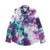 Mauna Kea Men's Long Sleeve Shirt Tie Dye Shirt Multicolor In Multicolor