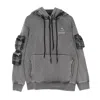 Mauna Kea Moleskin Double Hoodie Men's Lightweight Hooded Sweatshirt In Stone Washed