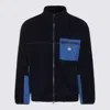 Mauna Kea Modern Jacket With High Collar And Pockets In Blue