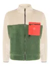 Mauna Kea Modern Utility Jacket Contrast Panels In Green