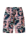 Mauna Kea Patterned Drawstring Shorts In Pink