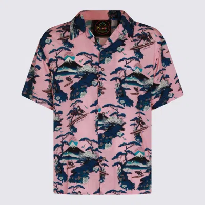 Mauna Kea Pink And Multicolor Viscose Shirt